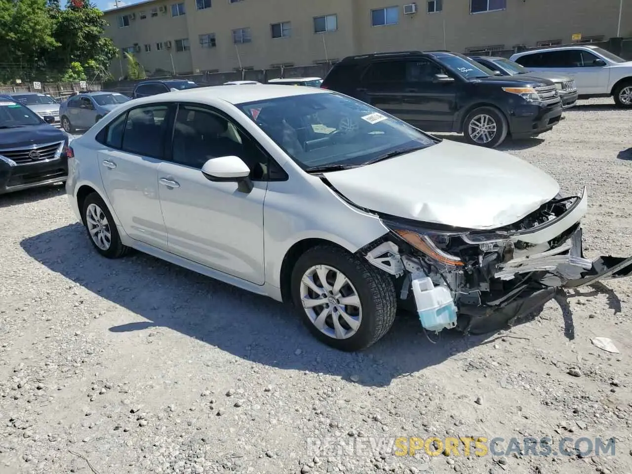 4 Photograph of a damaged car JTDEPMAE2MJ118912 TOYOTA COROLLA 2021
