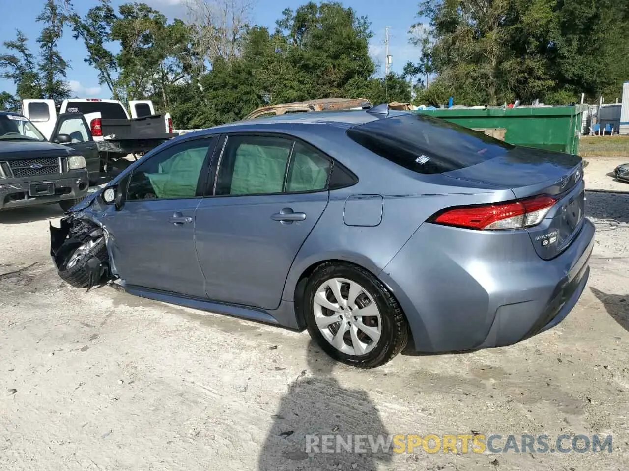 2 Photograph of a damaged car JTDEPMAE2MJ118960 TOYOTA COROLLA 2021