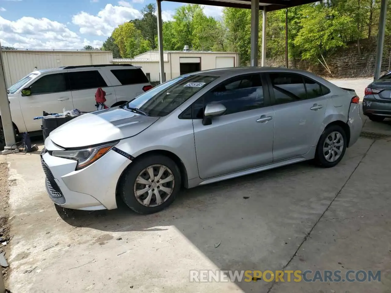 1 Photograph of a damaged car JTDEPMAE2MJ124287 TOYOTA COROLLA 2021
