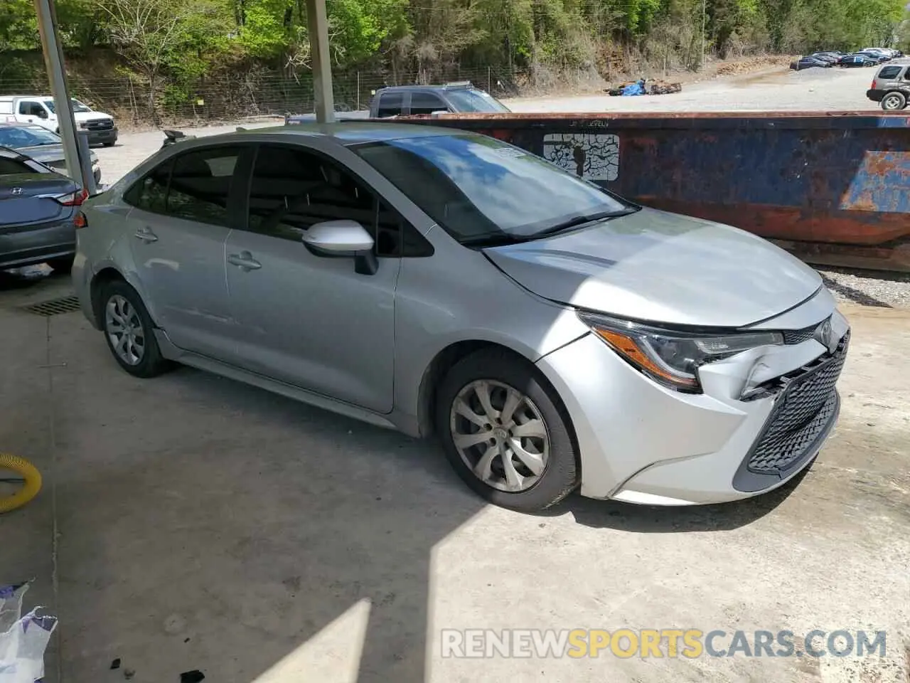 4 Photograph of a damaged car JTDEPMAE2MJ124287 TOYOTA COROLLA 2021