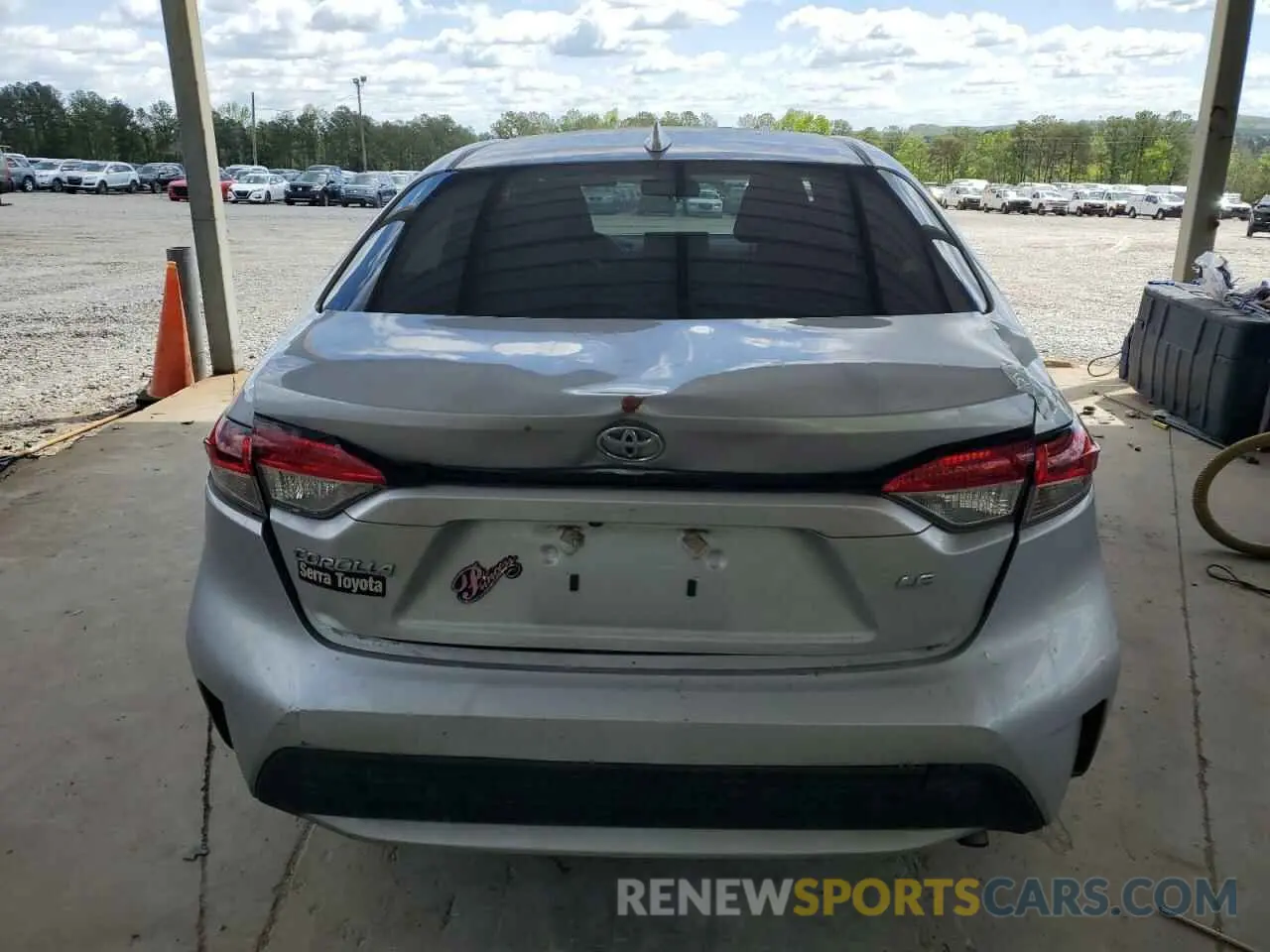 6 Photograph of a damaged car JTDEPMAE2MJ124287 TOYOTA COROLLA 2021