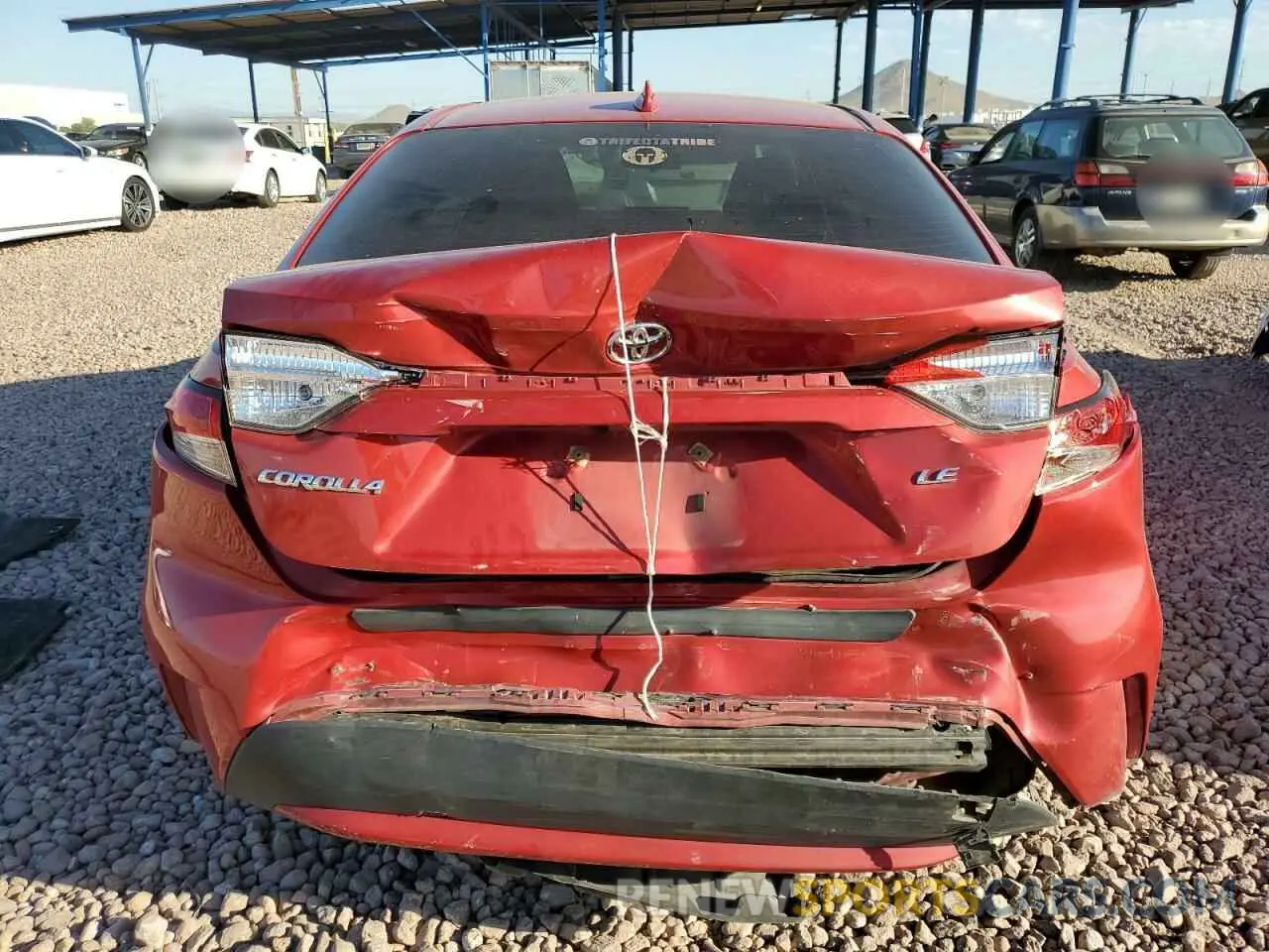 6 Photograph of a damaged car JTDEPMAE2MJ125777 TOYOTA COROLLA 2021