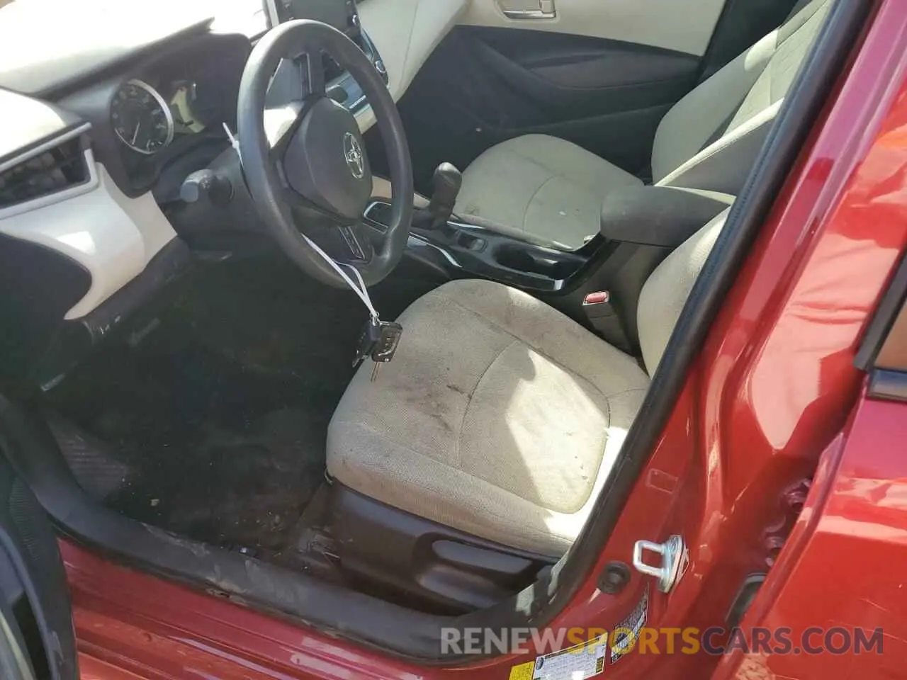7 Photograph of a damaged car JTDEPMAE2MJ125777 TOYOTA COROLLA 2021