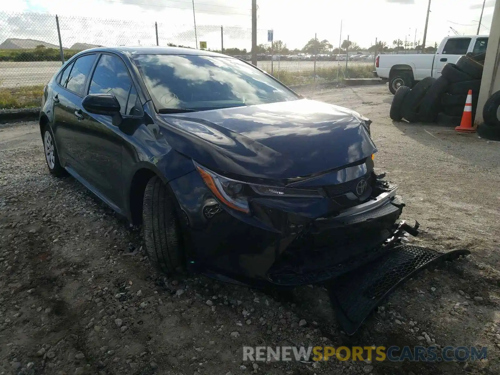 1 Photograph of a damaged car JTDEPMAE2MJ126525 TOYOTA COROLLA 2021