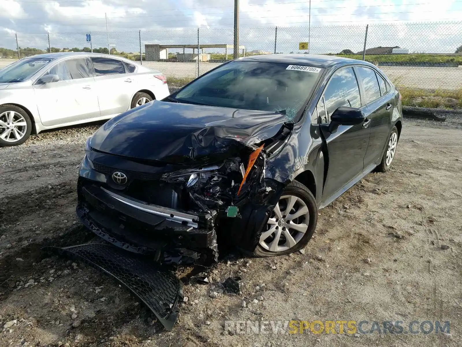 2 Photograph of a damaged car JTDEPMAE2MJ126525 TOYOTA COROLLA 2021