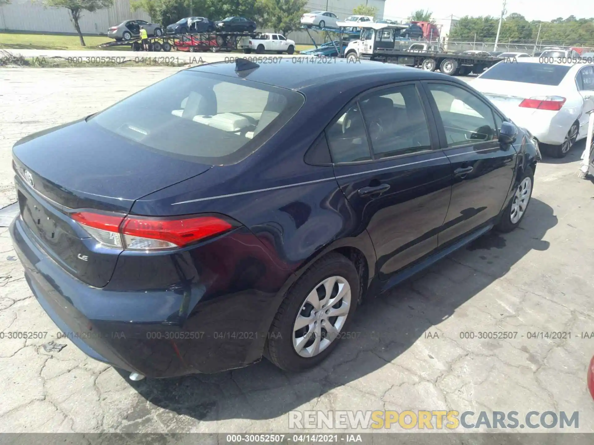 4 Photograph of a damaged car JTDEPMAE2MJ131904 TOYOTA COROLLA 2021