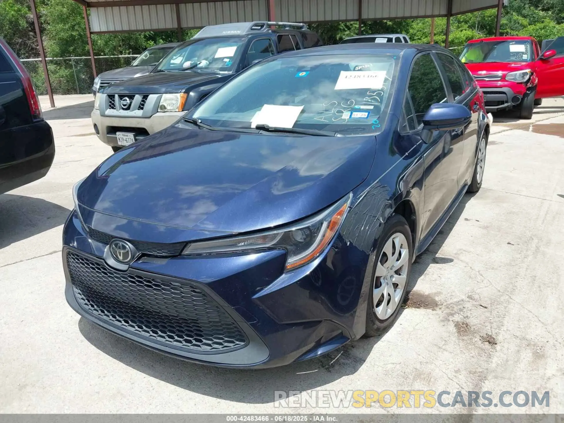2 Photograph of a damaged car JTDEPMAE2MJ135547 TOYOTA COROLLA 2021
