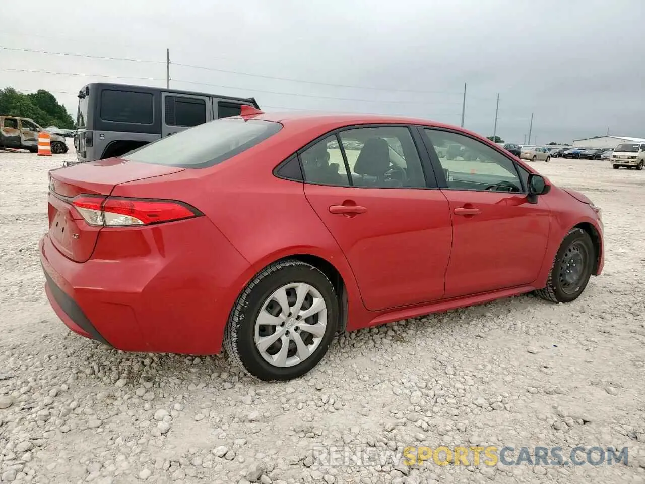 3 Photograph of a damaged car JTDEPMAE2MJ141686 TOYOTA COROLLA 2021