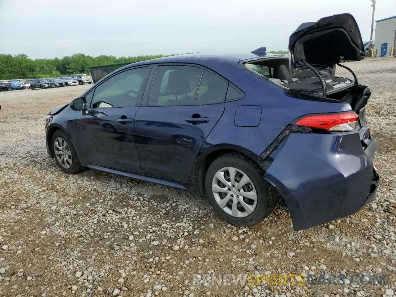 2 Photograph of a damaged car JTDEPMAE2MJ142384 TOYOTA COROLLA 2021