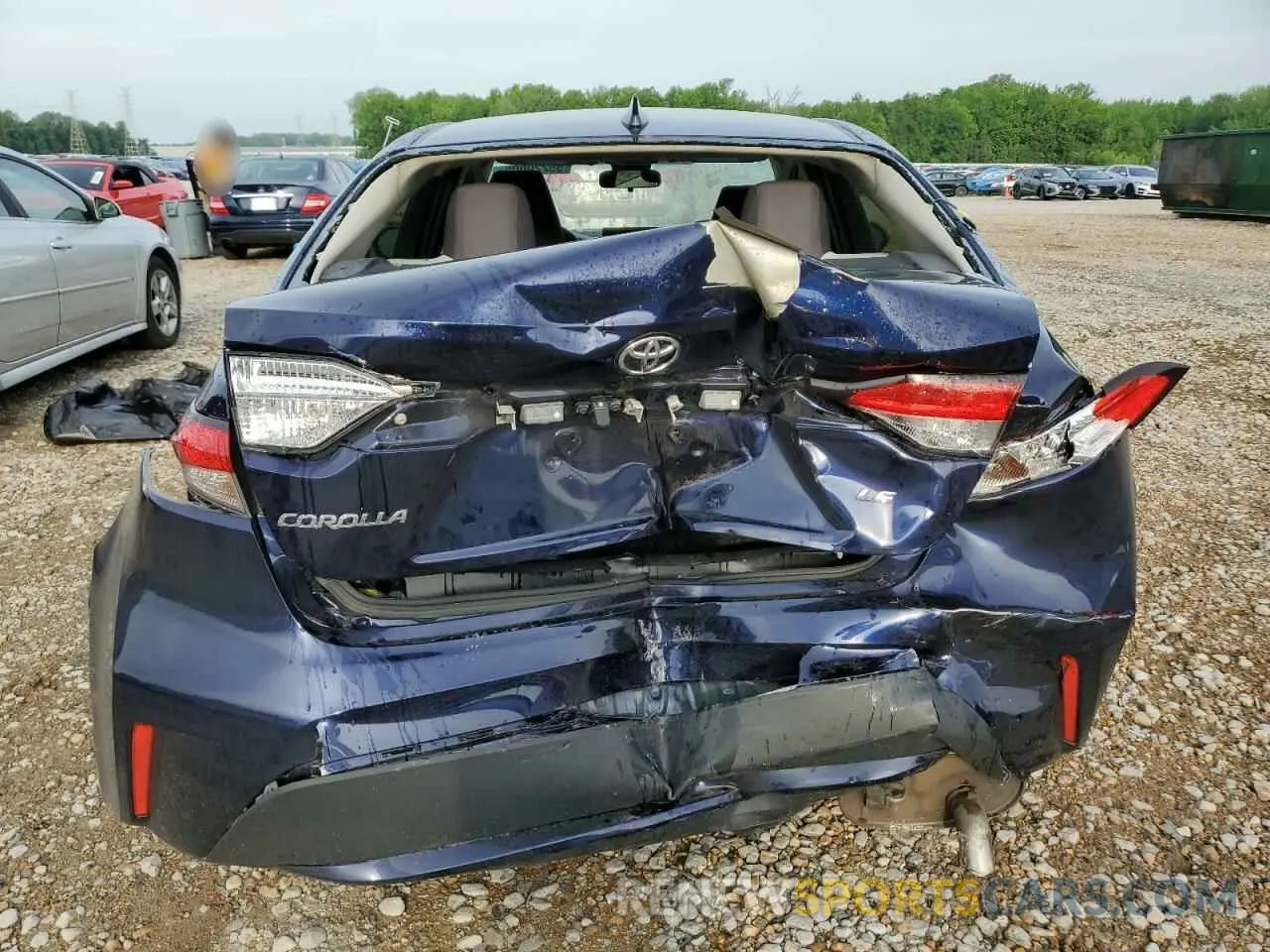 6 Photograph of a damaged car JTDEPMAE2MJ142384 TOYOTA COROLLA 2021