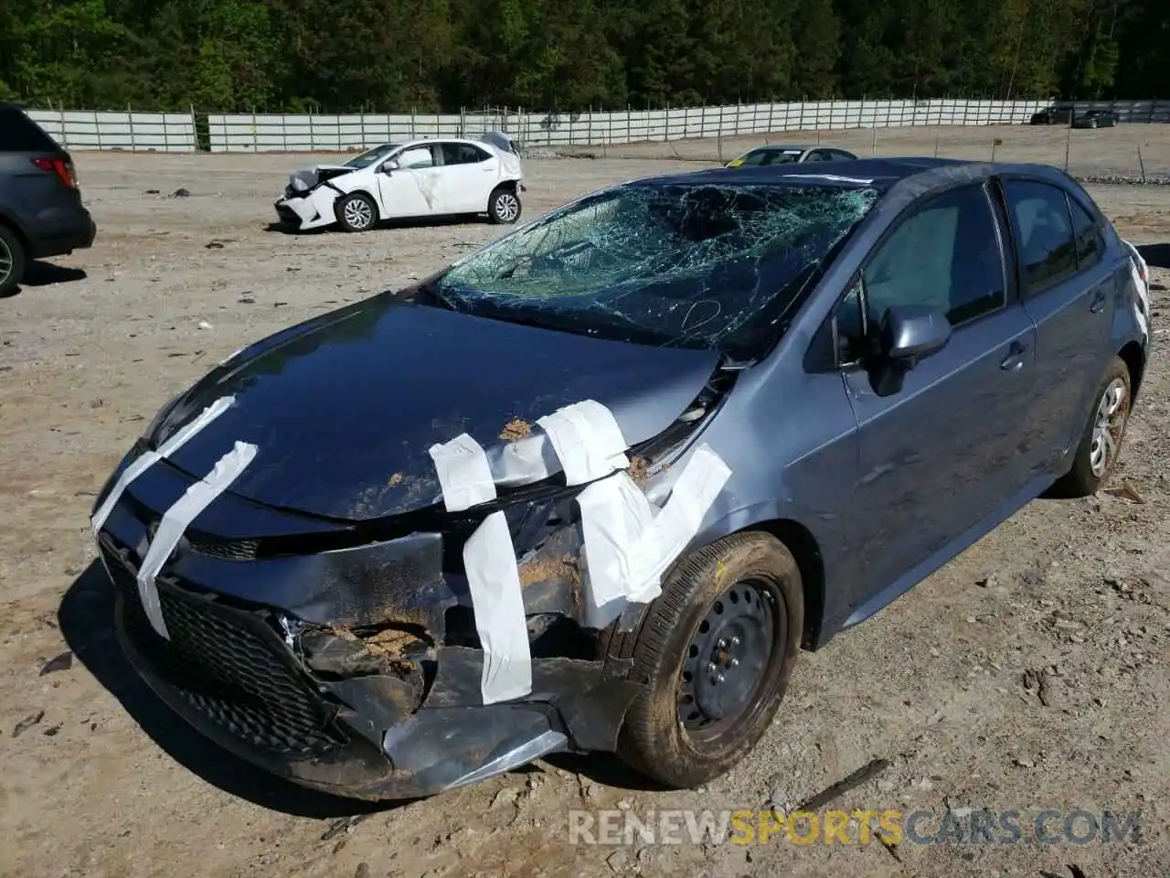 2 Photograph of a damaged car JTDEPMAE2MJ142661 TOYOTA COROLLA 2021