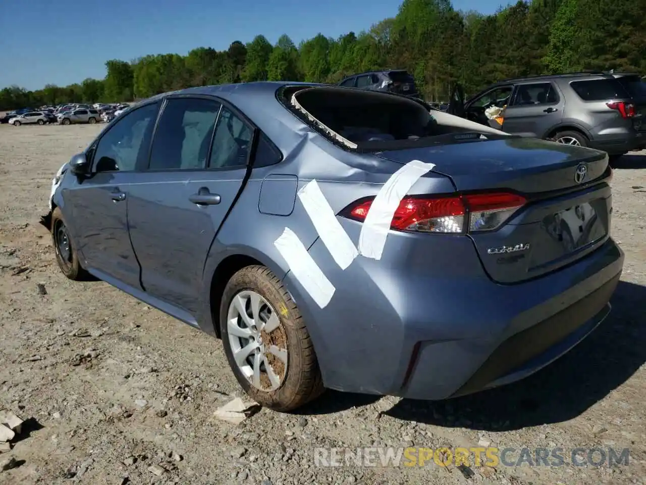 3 Photograph of a damaged car JTDEPMAE2MJ142661 TOYOTA COROLLA 2021