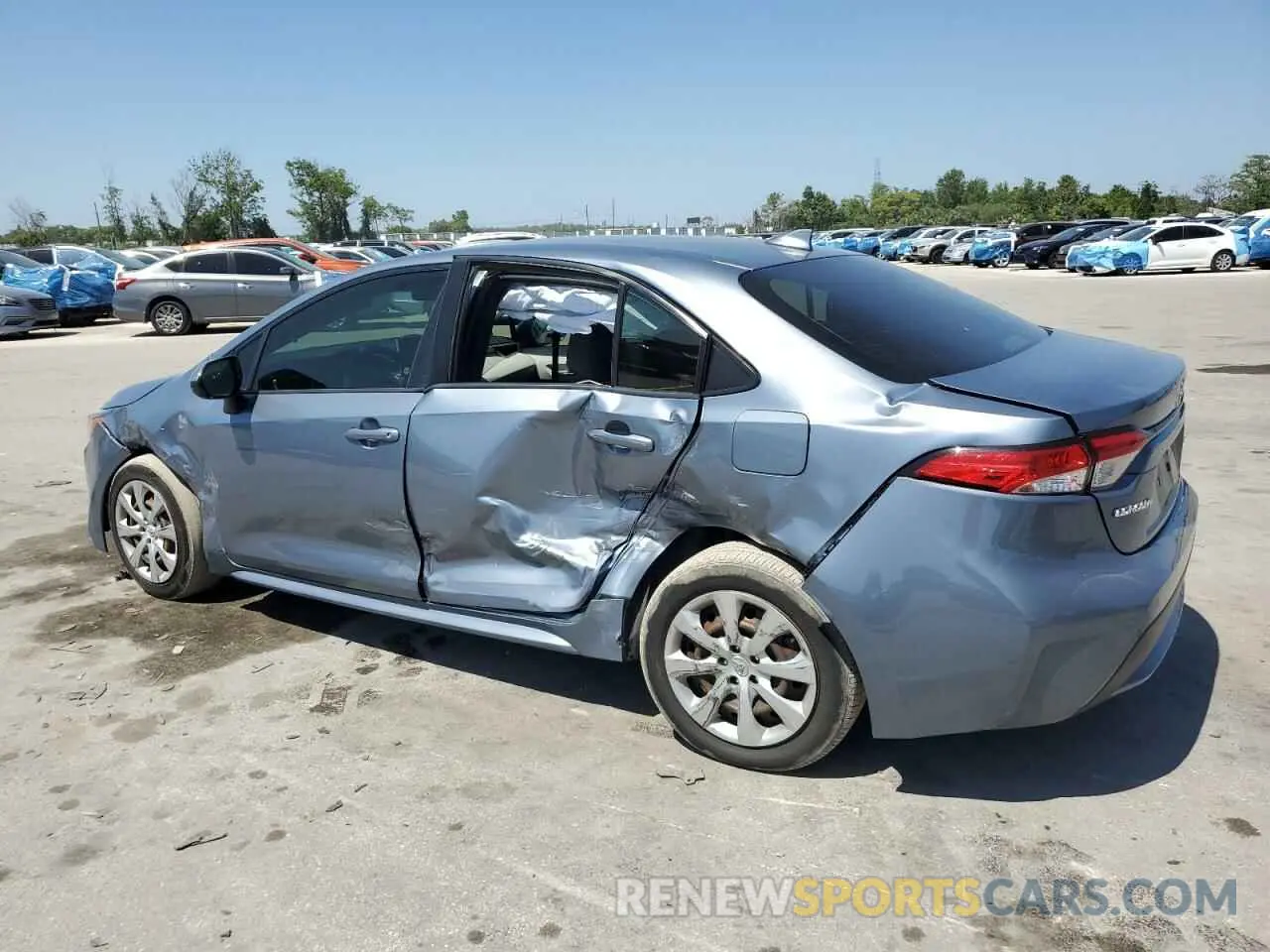 2 Photograph of a damaged car JTDEPMAE2MJ144670 TOYOTA COROLLA 2021