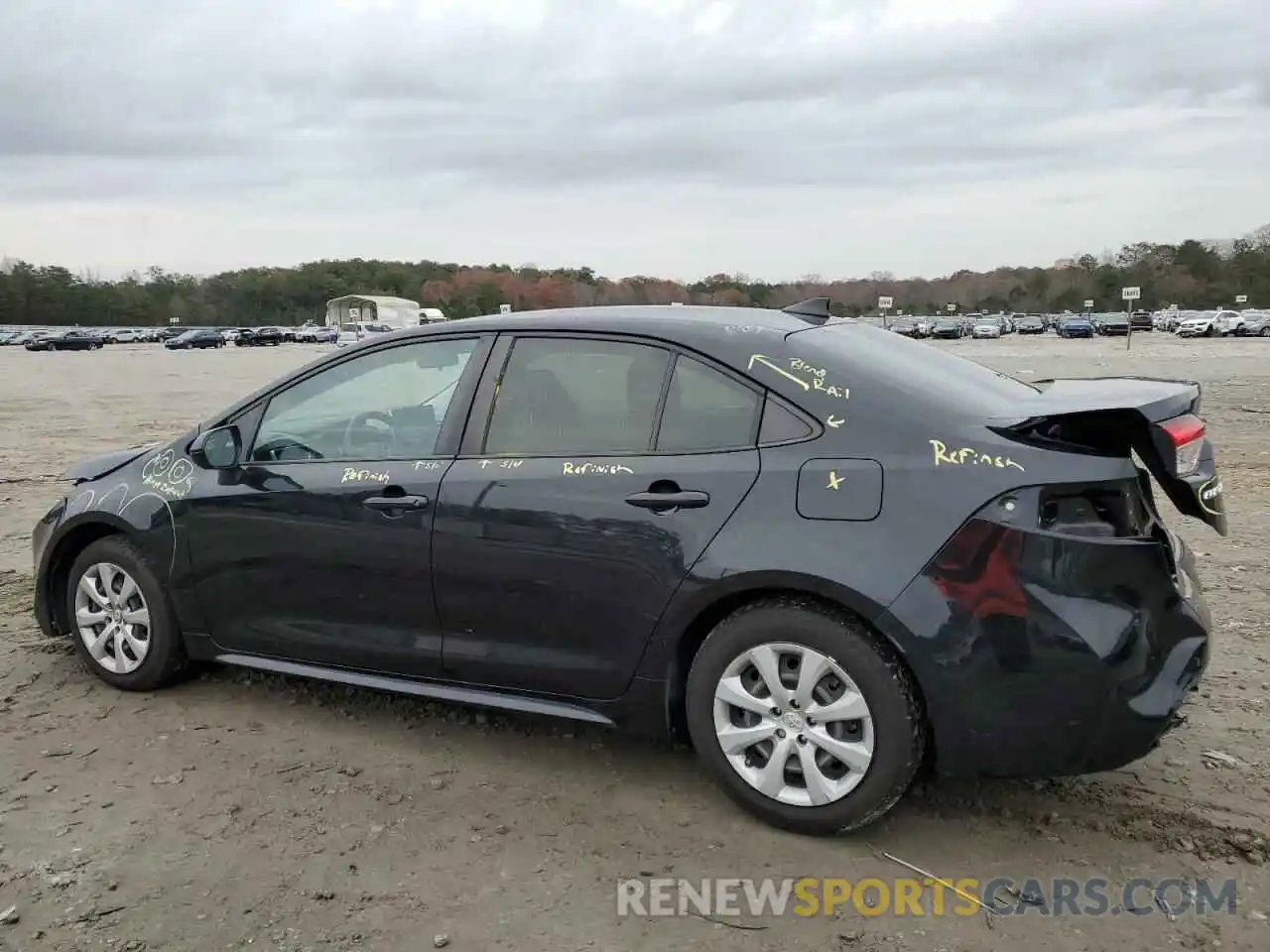 2 Photograph of a damaged car JTDEPMAE2MJ145138 TOYOTA COROLLA 2021