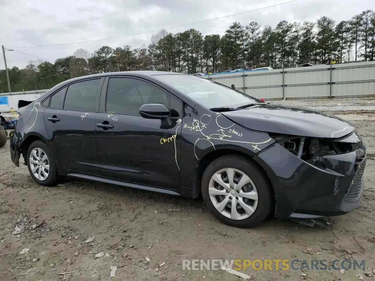 4 Photograph of a damaged car JTDEPMAE2MJ145138 TOYOTA COROLLA 2021