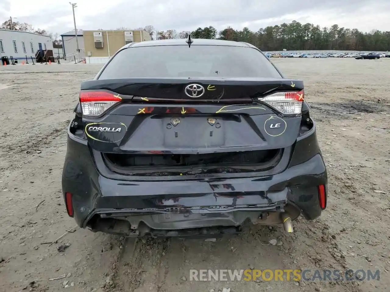 6 Photograph of a damaged car JTDEPMAE2MJ145138 TOYOTA COROLLA 2021