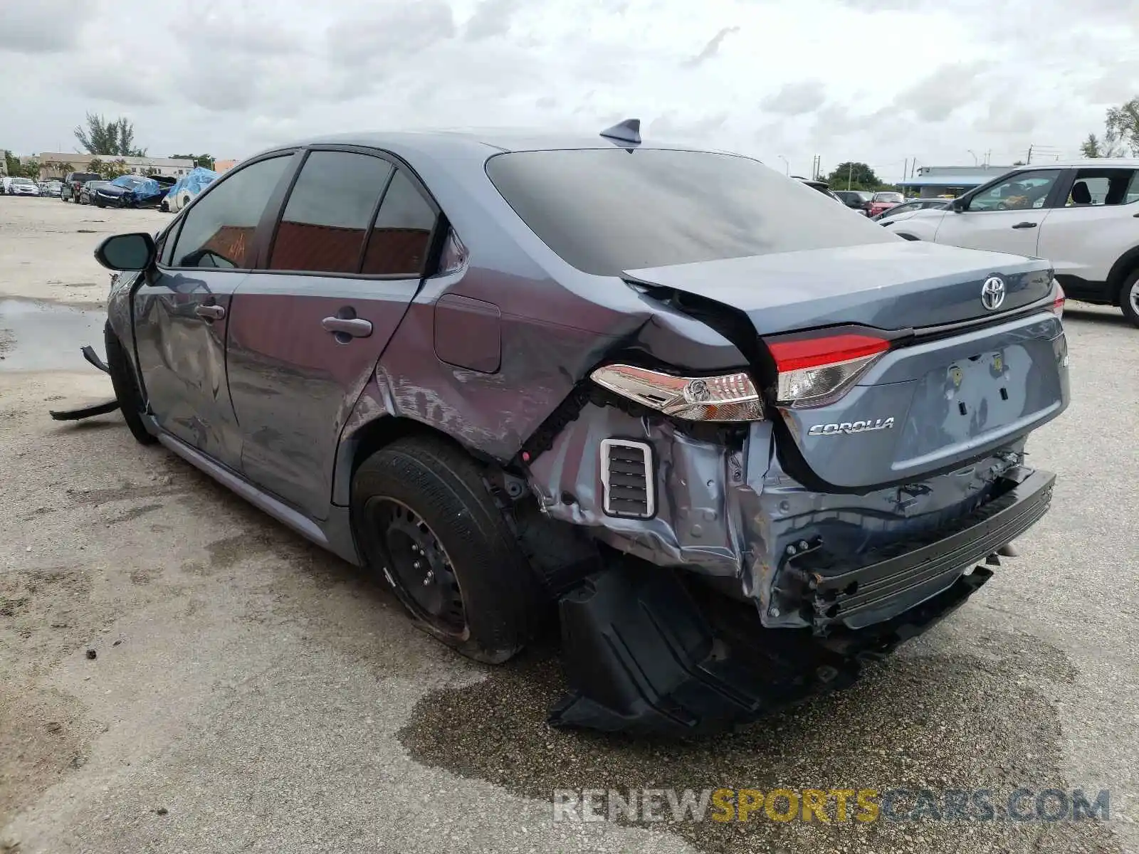 3 Photograph of a damaged car JTDEPMAE2MJ146094 TOYOTA COROLLA 2021