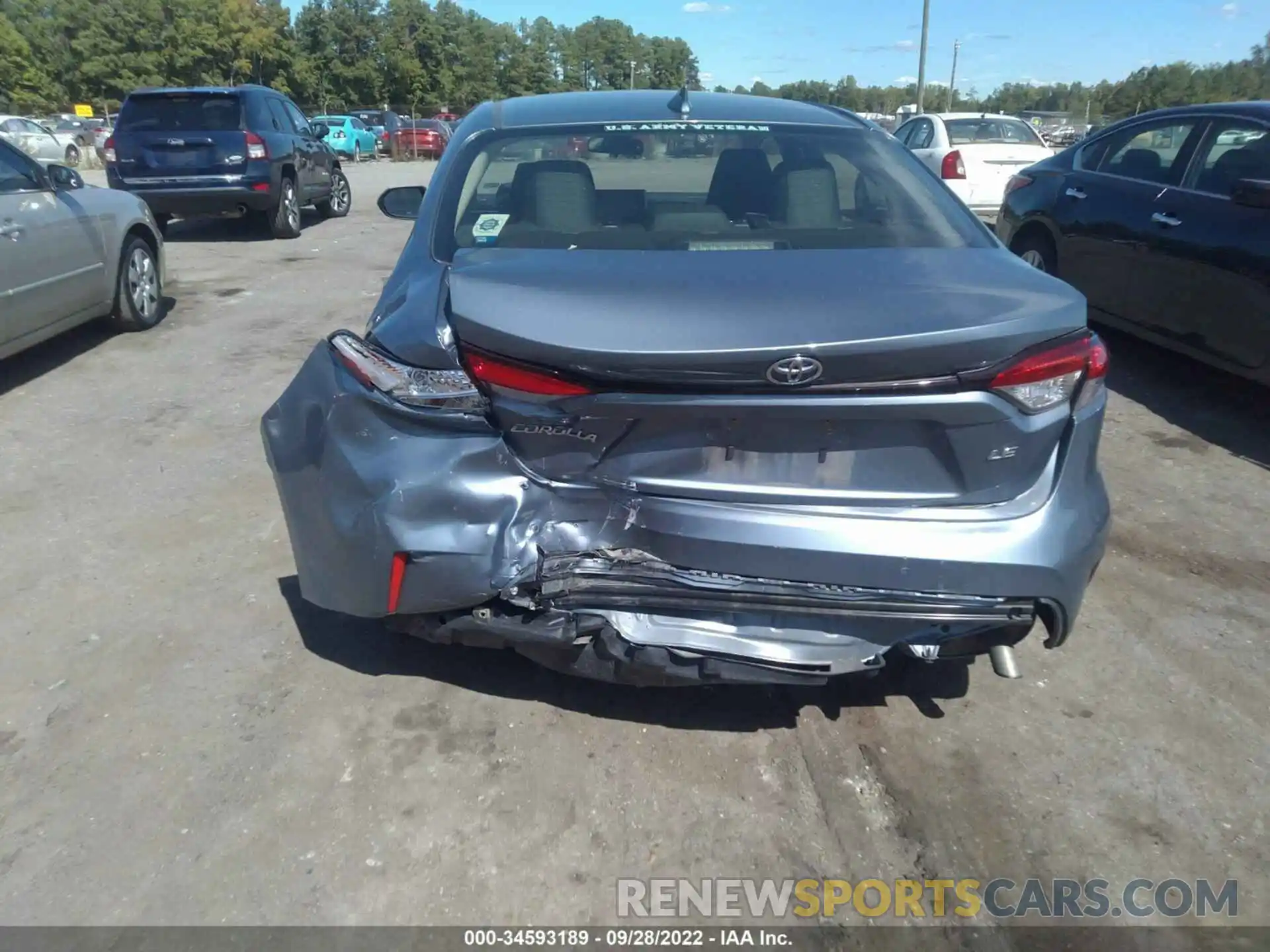 6 Photograph of a damaged car JTDEPMAE2MJ147827 TOYOTA COROLLA 2021