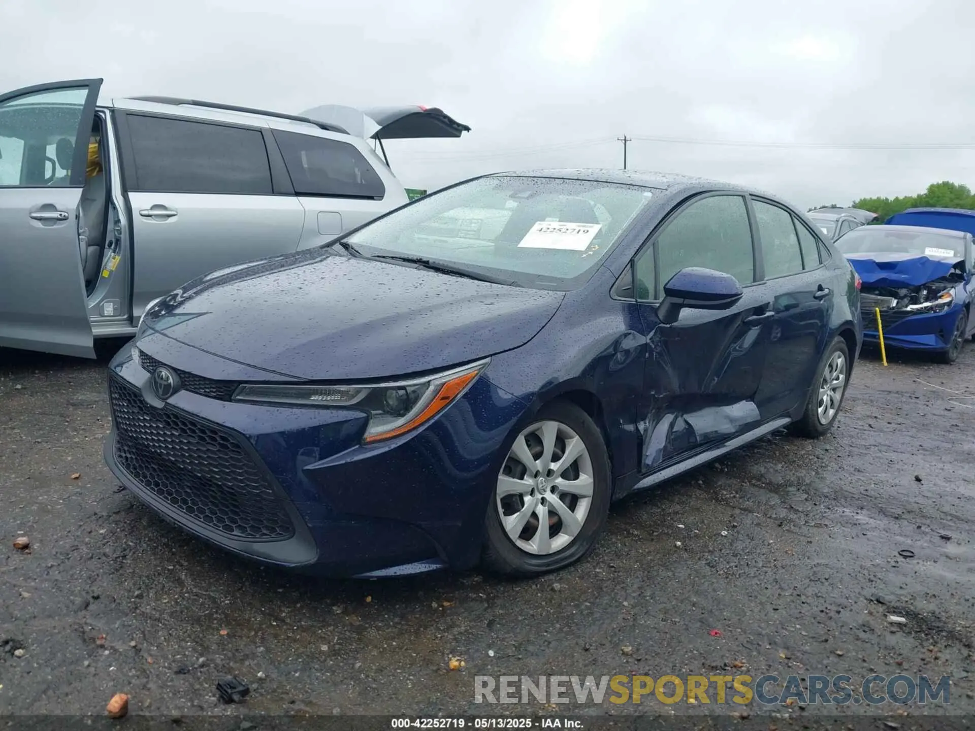 2 Photograph of a damaged car JTDEPMAE2MJ149402 TOYOTA COROLLA 2021