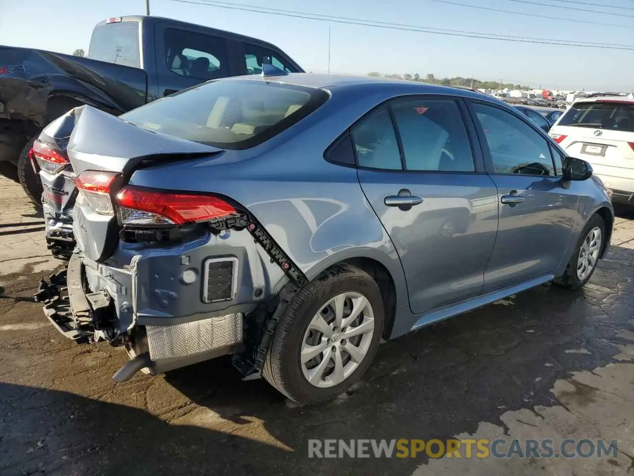 3 Photograph of a damaged car JTDEPMAE2MJ151618 TOYOTA COROLLA 2021