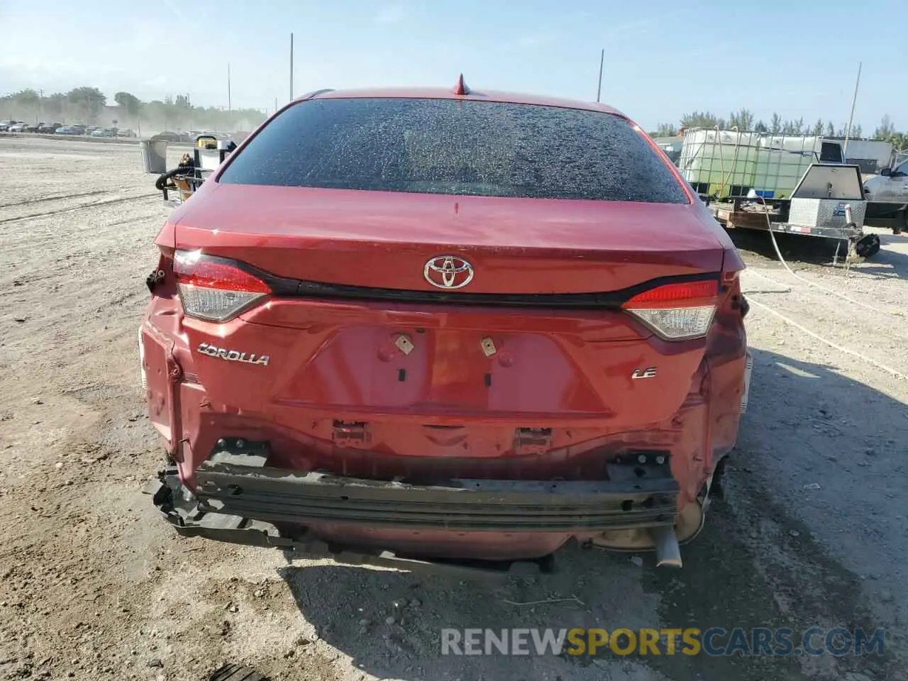6 Photograph of a damaged car JTDEPMAE2MJ159024 TOYOTA COROLLA 2021