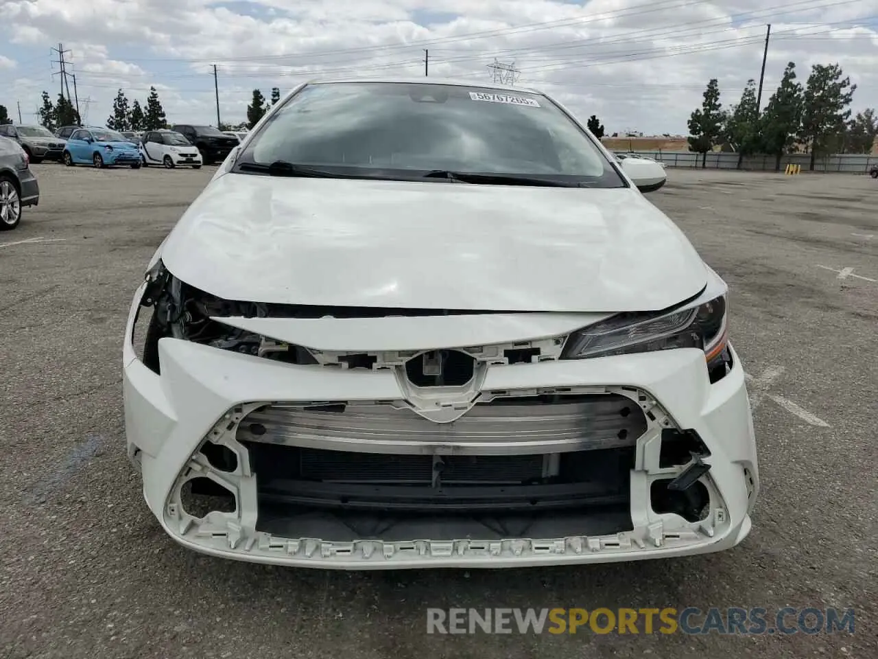 5 Photograph of a damaged car JTDEPMAE2MJ160870 TOYOTA COROLLA 2021