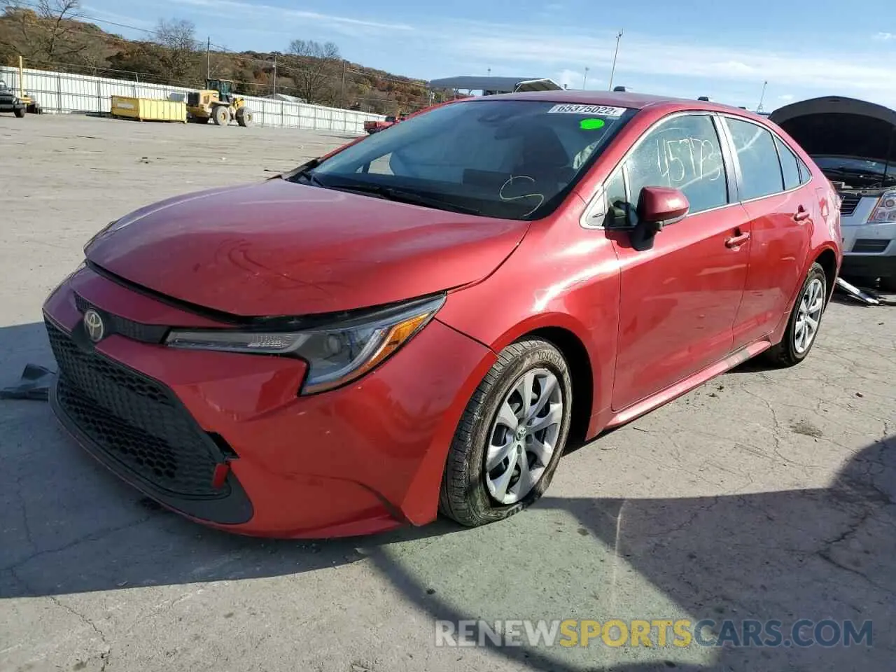 2 Photograph of a damaged car JTDEPMAE2MJ168662 TOYOTA COROLLA 2021
