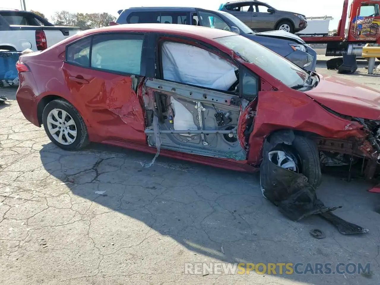 9 Photograph of a damaged car JTDEPMAE2MJ168662 TOYOTA COROLLA 2021