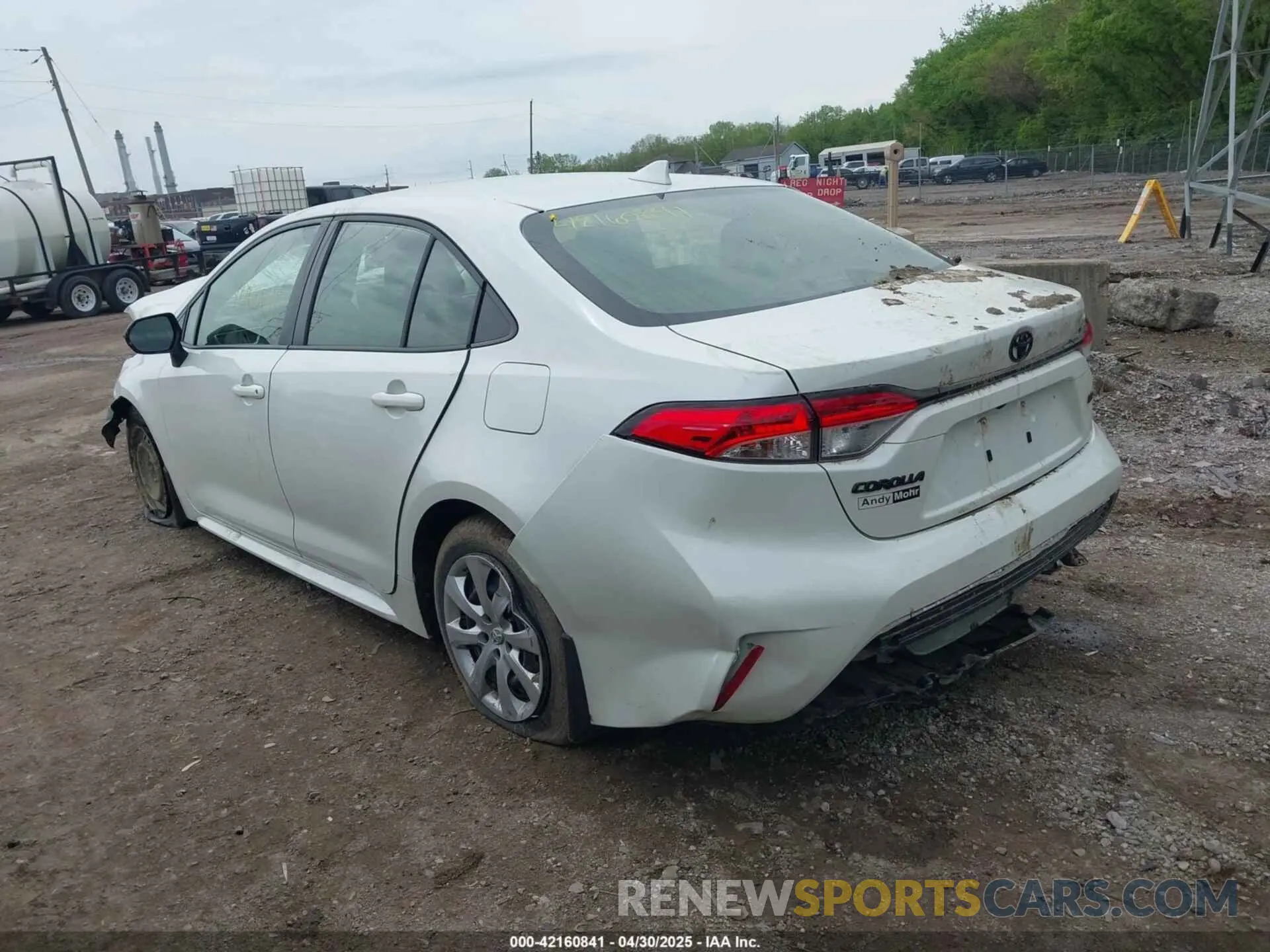 3 Photograph of a damaged car JTDEPMAE2MJ172906 TOYOTA COROLLA 2021