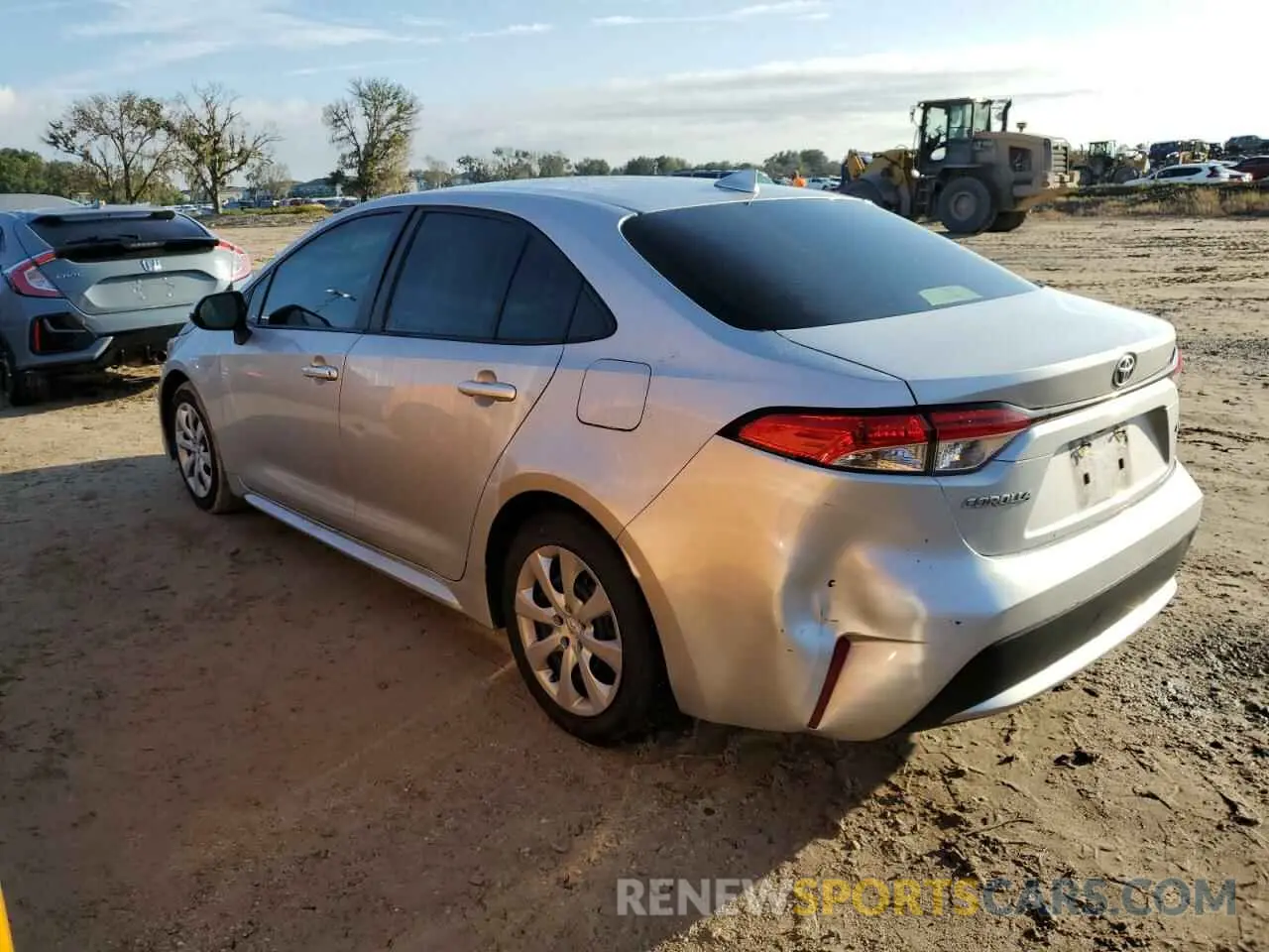 2 Photograph of a damaged car JTDEPMAE2MJ173117 TOYOTA COROLLA 2021