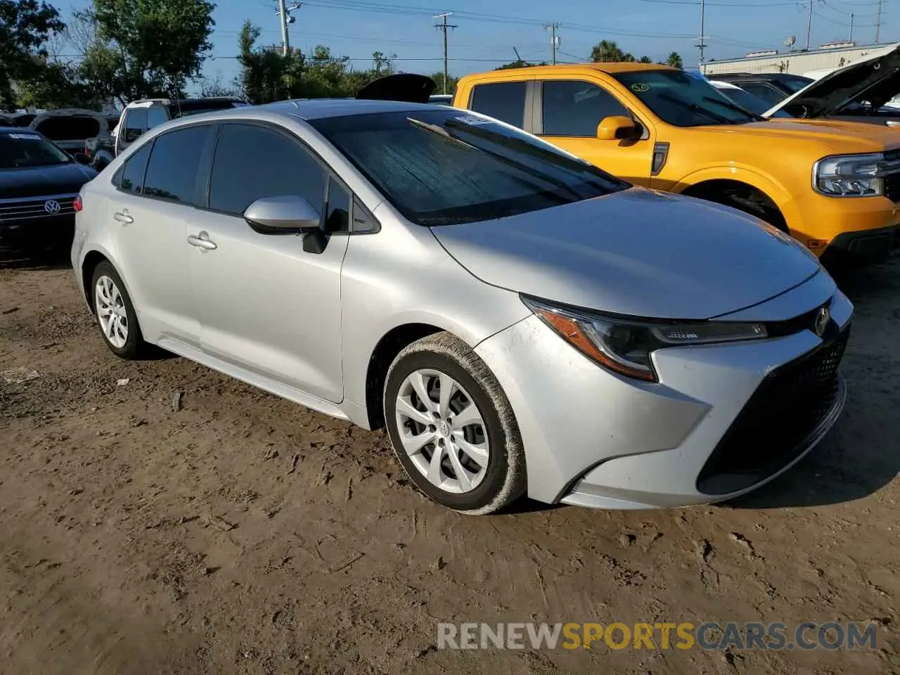 4 Photograph of a damaged car JTDEPMAE2MJ173117 TOYOTA COROLLA 2021