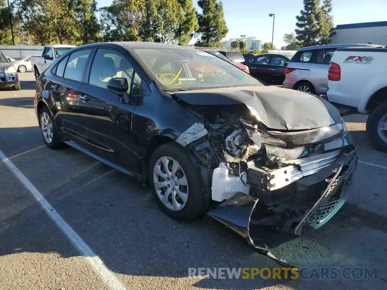 4 Photograph of a damaged car JTDEPMAE2MJ174154 TOYOTA COROLLA 2021