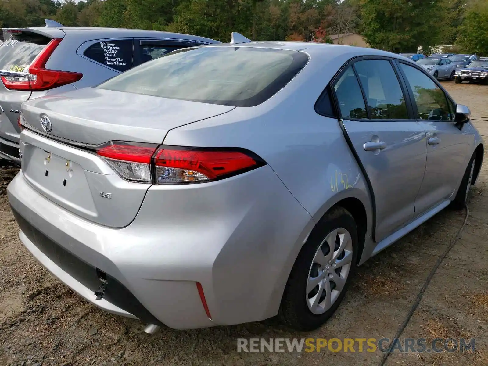 4 Photograph of a damaged car JTDEPMAE2MJ180357 TOYOTA COROLLA 2021