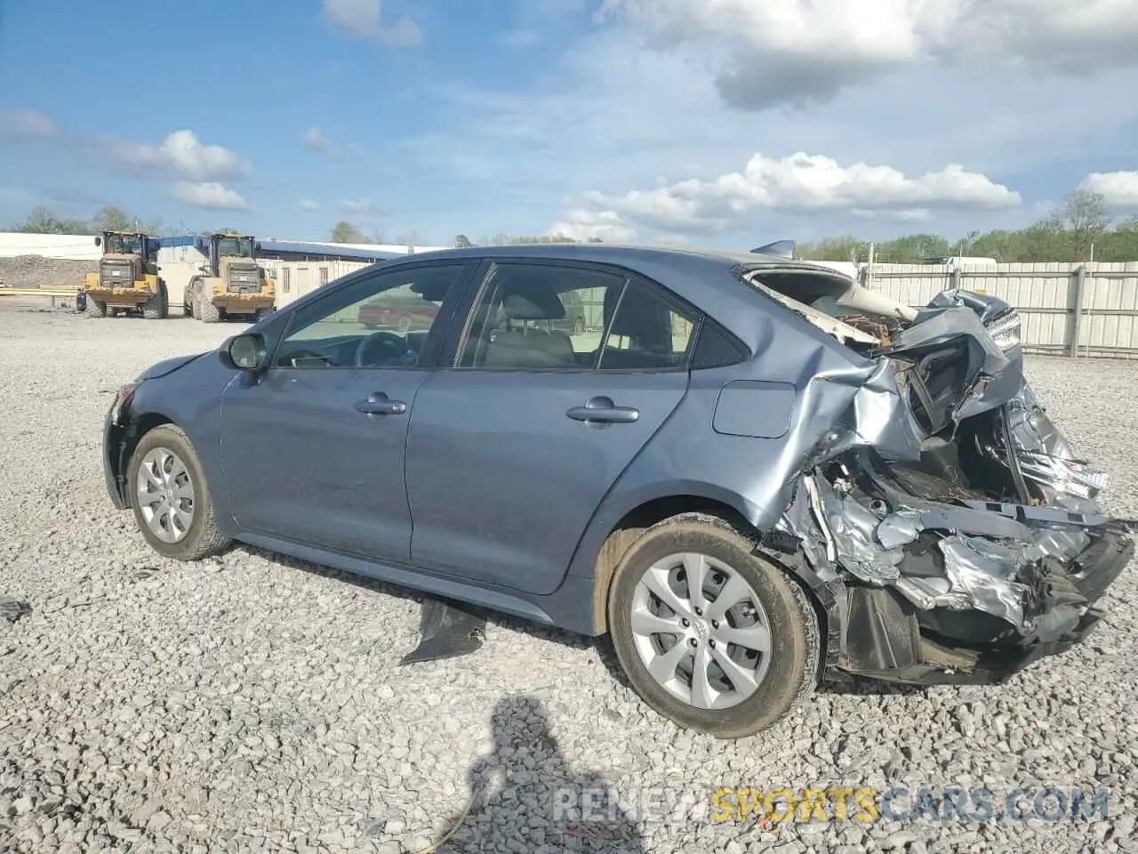 2 Photograph of a damaged car JTDEPMAE2MJ182853 TOYOTA COROLLA 2021