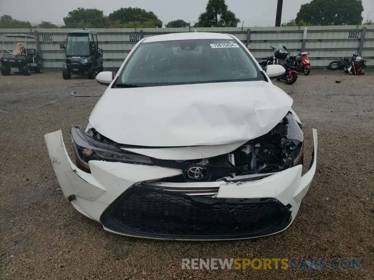 5 Photograph of a damaged car JTDEPMAE2MJ184313 TOYOTA COROLLA 2021