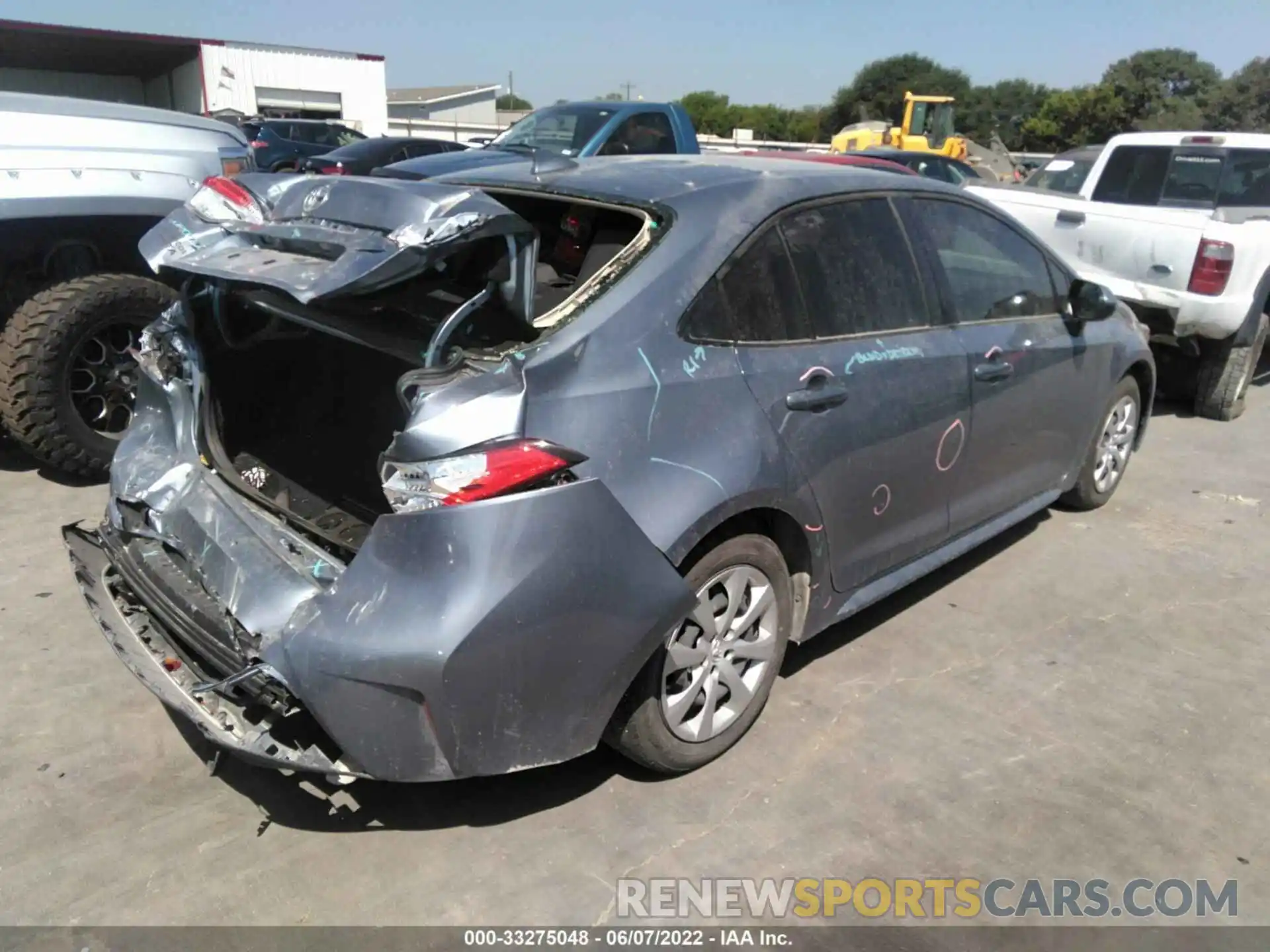 4 Photograph of a damaged car JTDEPMAE2MJ189267 TOYOTA COROLLA 2021