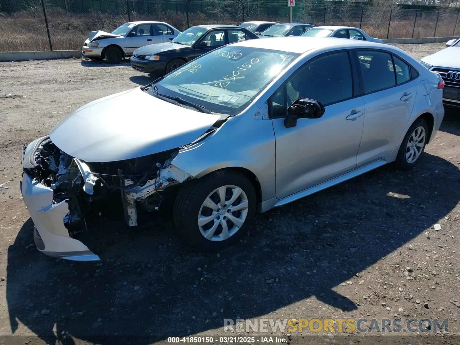 2 Photograph of a damaged car JTDEPMAE3MJ120538 TOYOTA COROLLA 2021