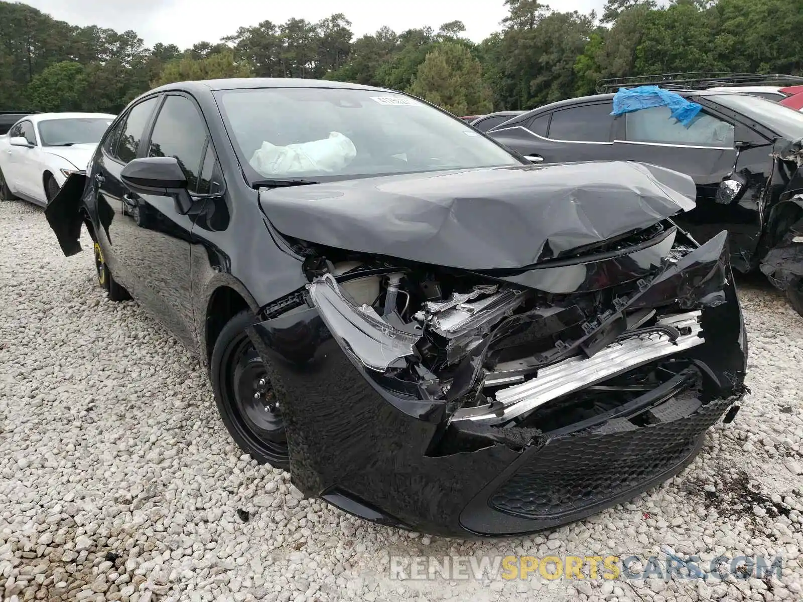 1 Photograph of a damaged car JTDEPMAE3MJ123388 TOYOTA COROLLA 2021