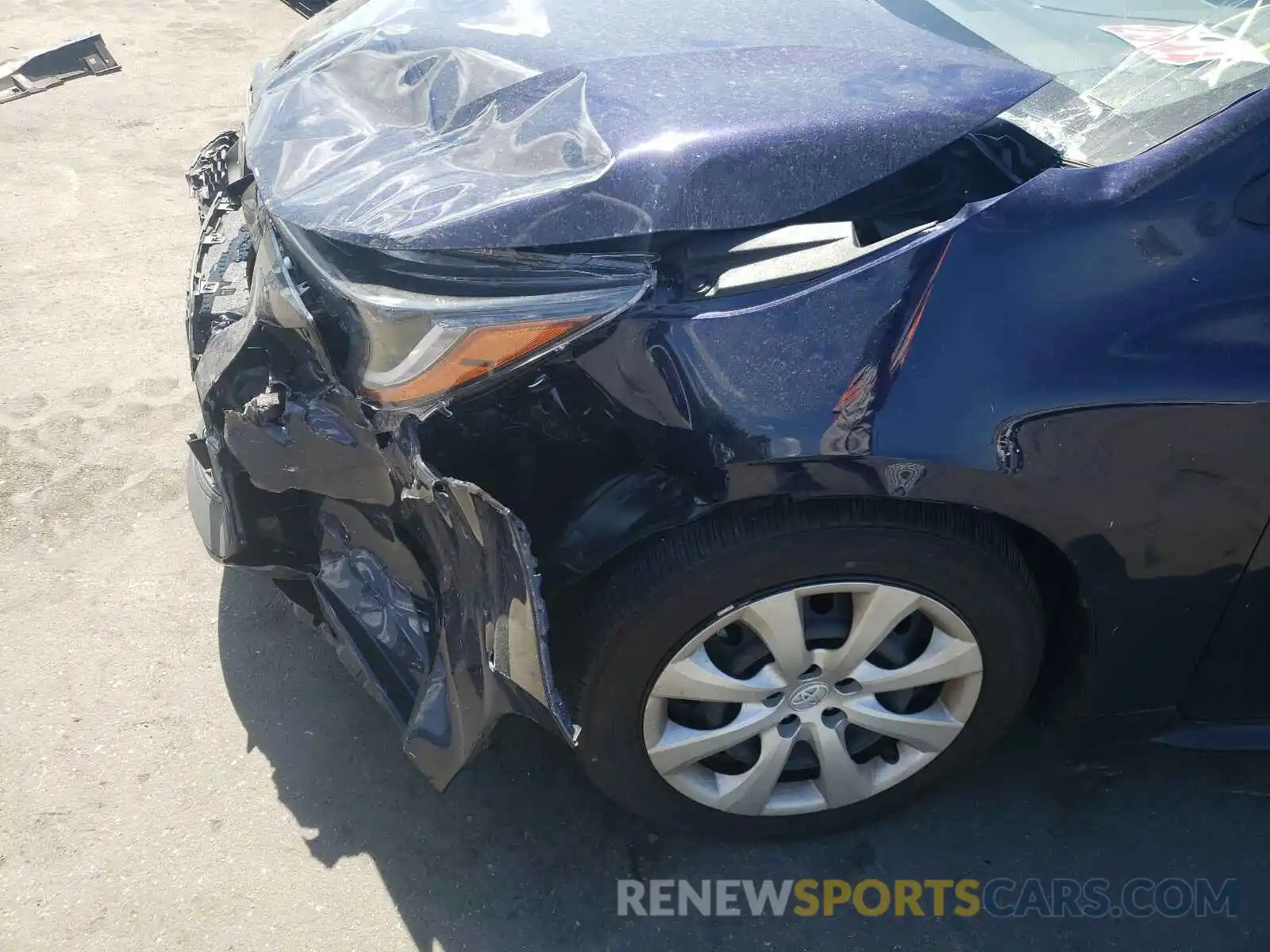 9 Photograph of a damaged car JTDEPMAE3MJ127666 TOYOTA COROLLA 2021