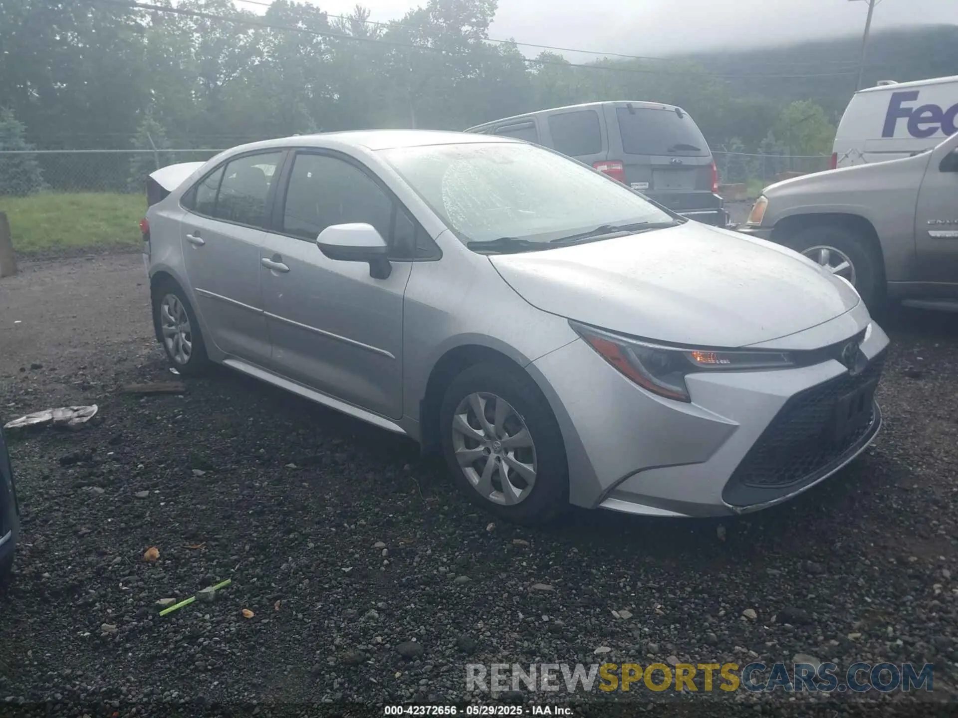 1 Photograph of a damaged car JTDEPMAE3MJ131636 TOYOTA COROLLA 2021