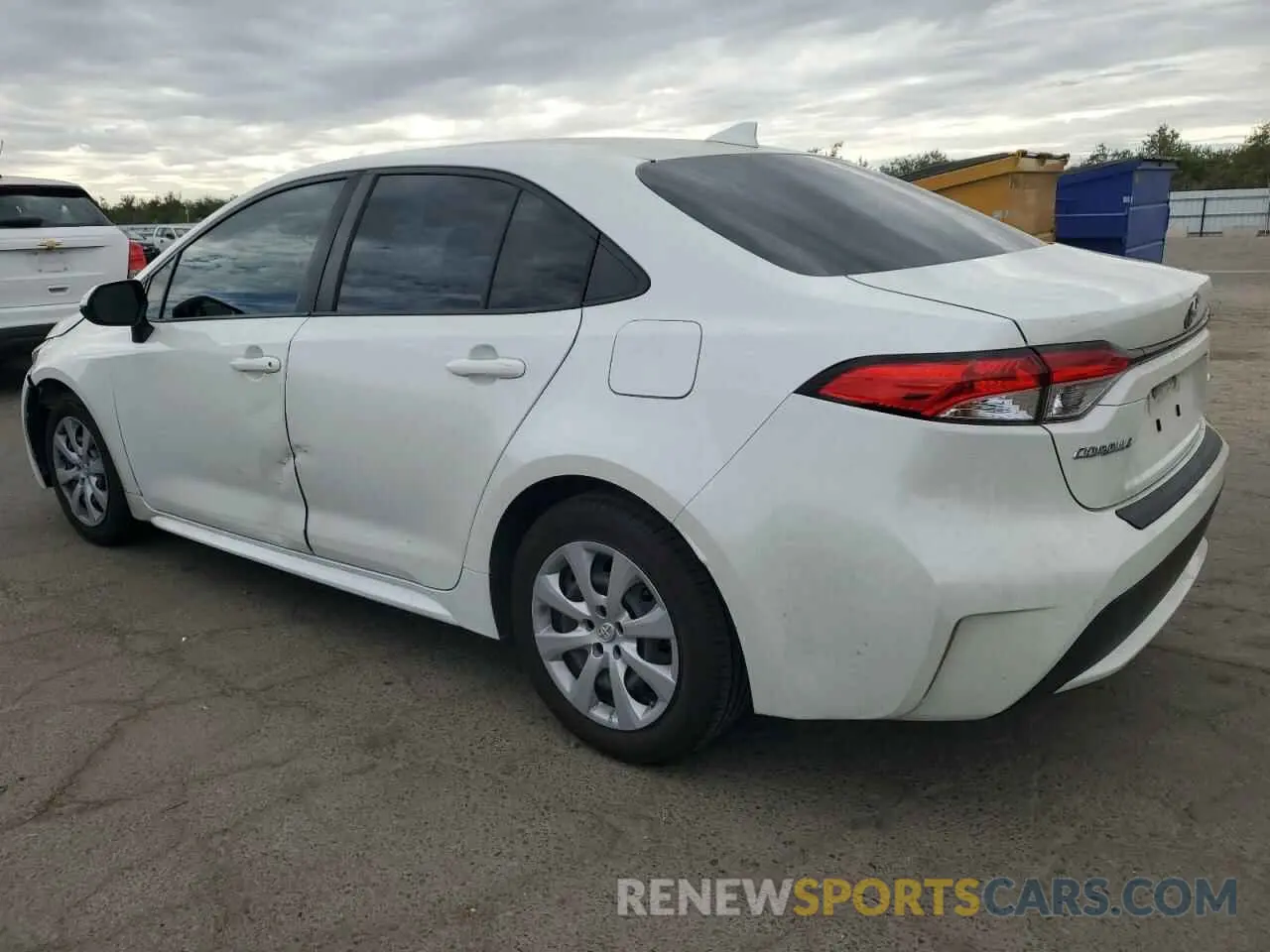2 Photograph of a damaged car JTDEPMAE3MJ131832 TOYOTA COROLLA 2021