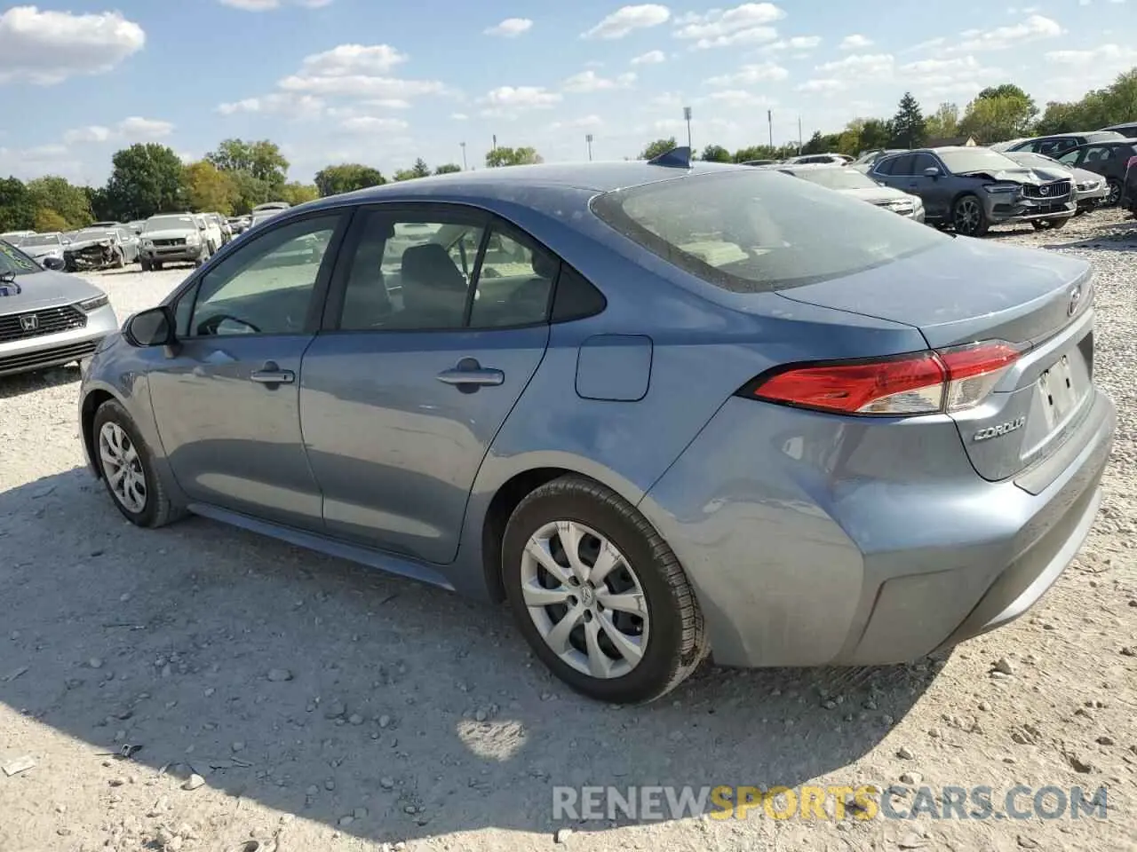 2 Photograph of a damaged car JTDEPMAE3MJ134083 TOYOTA COROLLA 2021