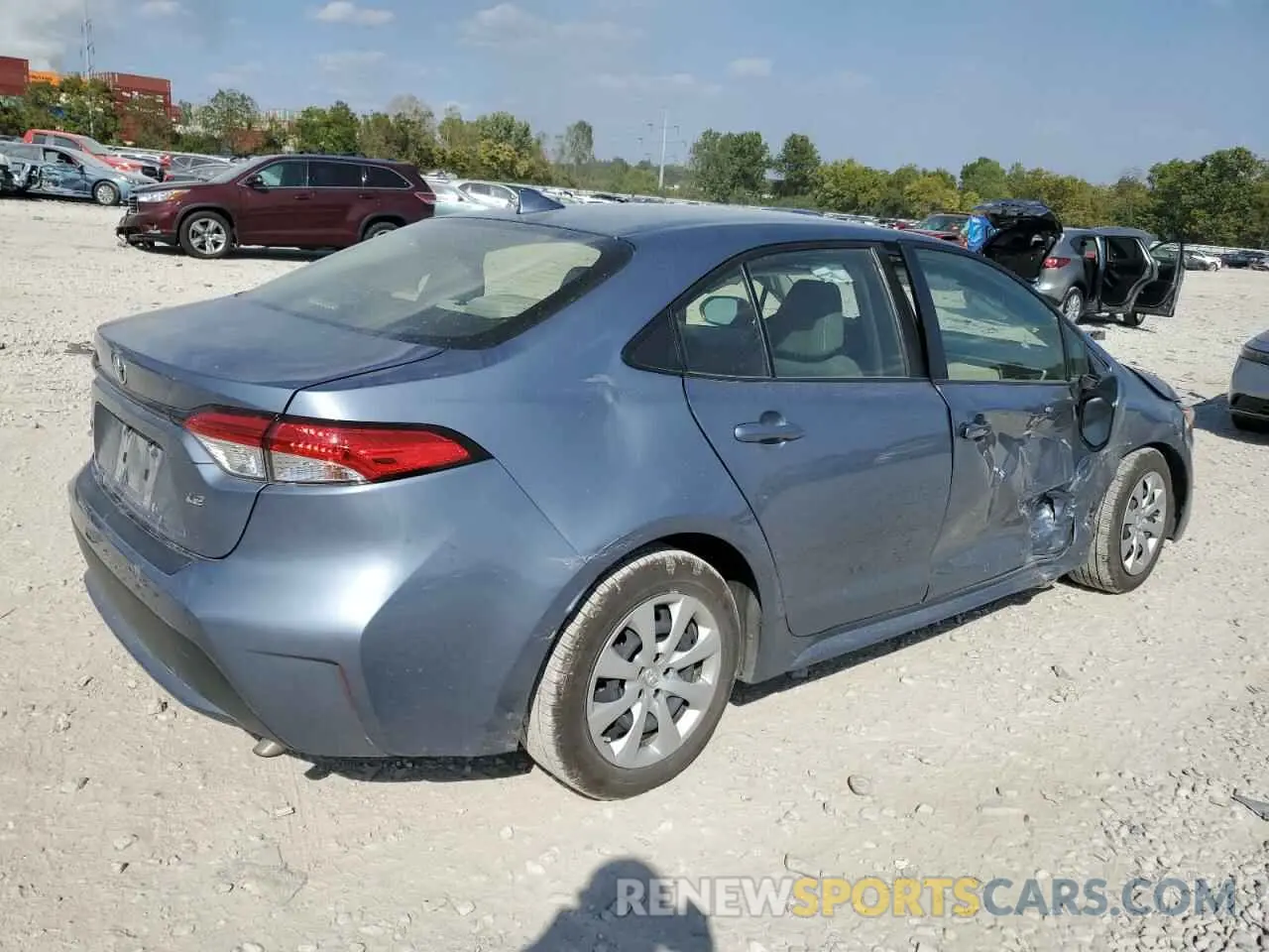 3 Photograph of a damaged car JTDEPMAE3MJ134083 TOYOTA COROLLA 2021