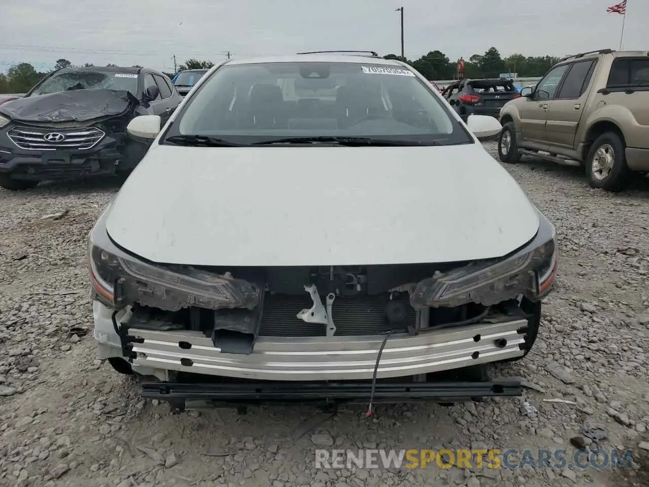 5 Photograph of a damaged car JTDEPMAE3MJ138019 TOYOTA COROLLA 2021