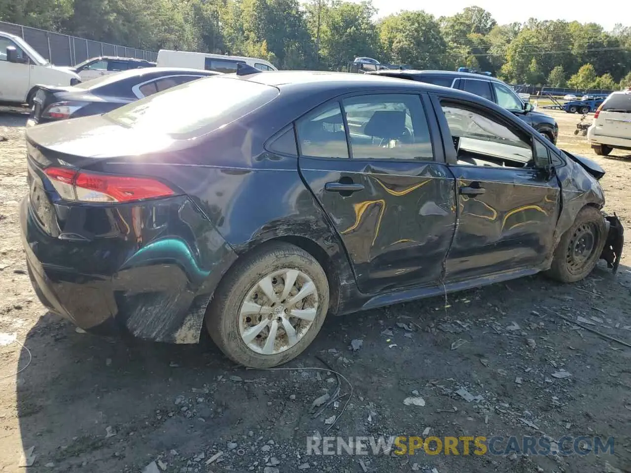 3 Photograph of a damaged car JTDEPMAE3MJ139378 TOYOTA COROLLA 2021