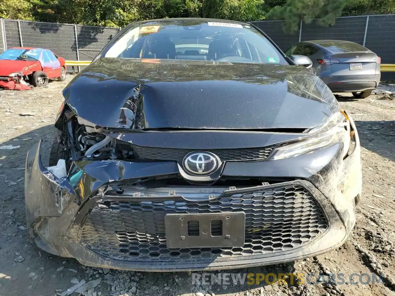 5 Photograph of a damaged car JTDEPMAE3MJ139378 TOYOTA COROLLA 2021