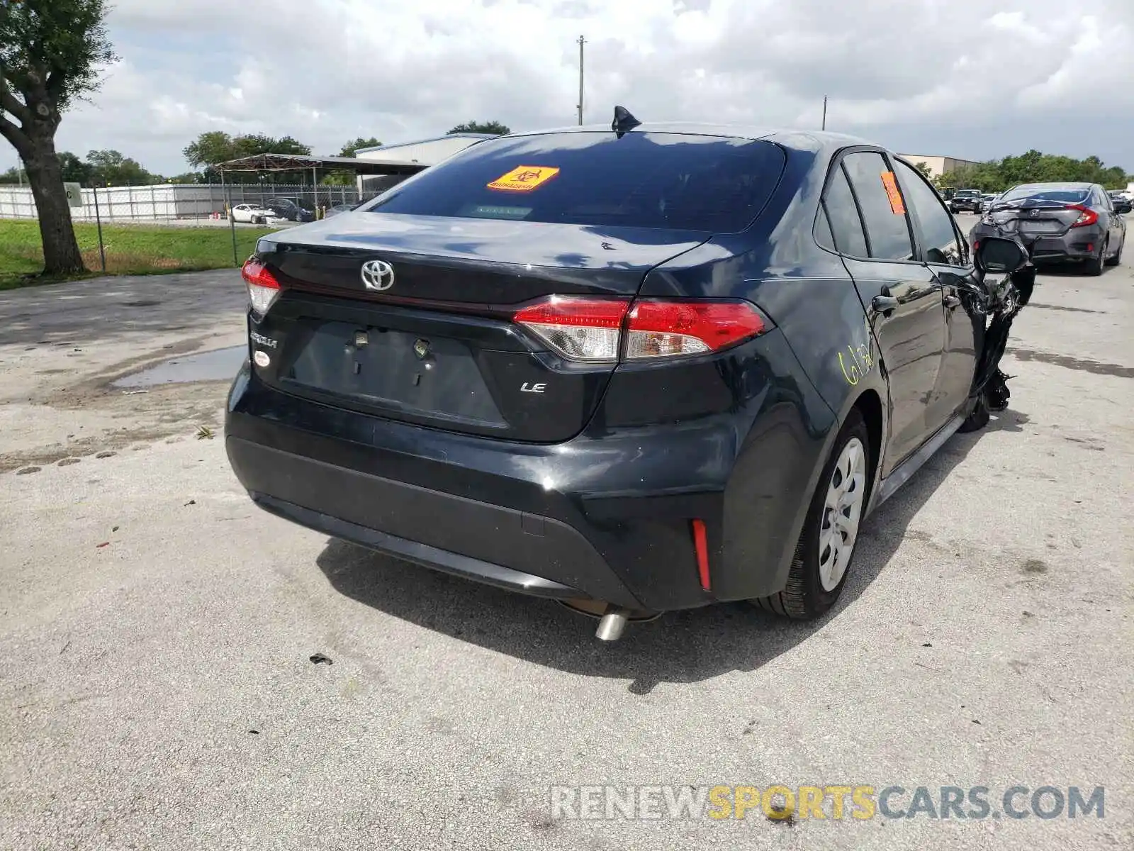 4 Photograph of a damaged car JTDEPMAE3MJ140840 TOYOTA COROLLA 2021