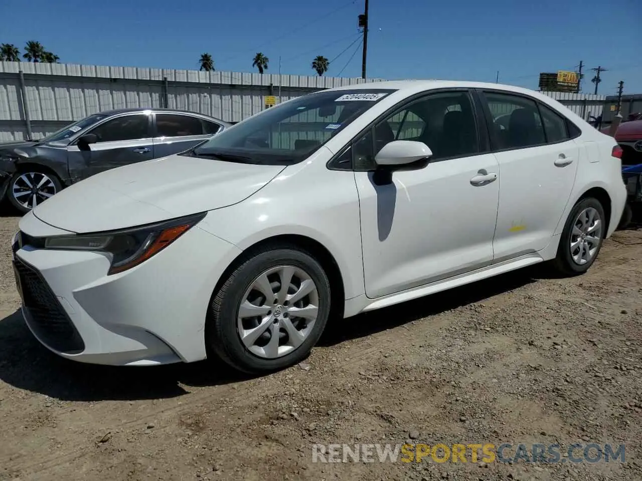 1 Photograph of a damaged car JTDEPMAE3MJ145505 TOYOTA COROLLA 2021