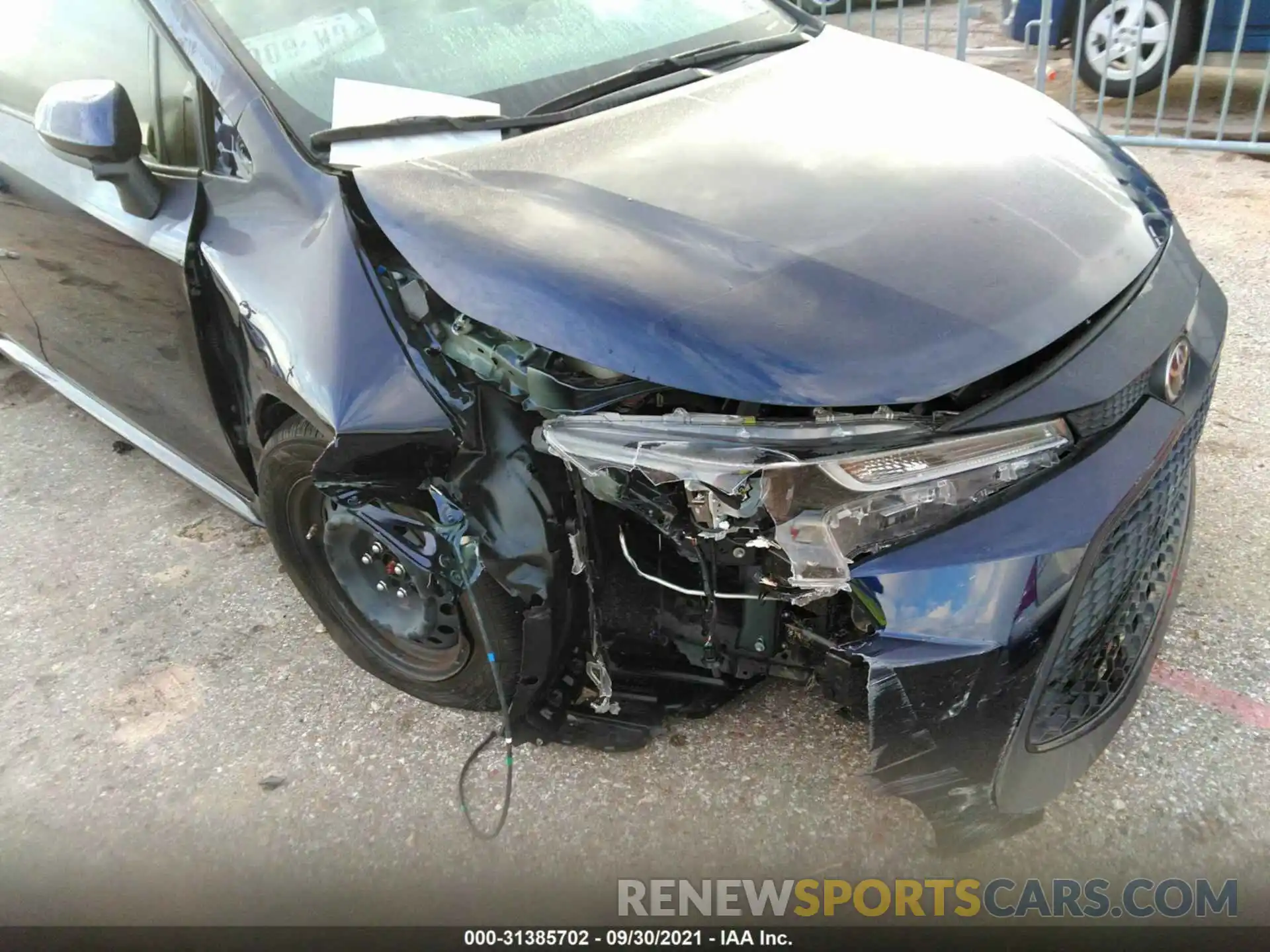 6 Photograph of a damaged car JTDEPMAE3MJ146976 TOYOTA COROLLA 2021