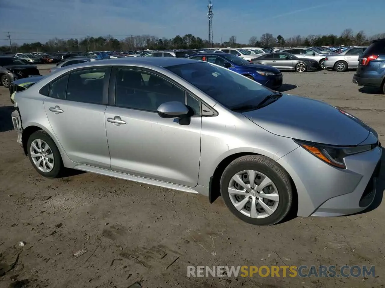 4 Photograph of a damaged car JTDEPMAE3MJ148209 TOYOTA COROLLA 2021